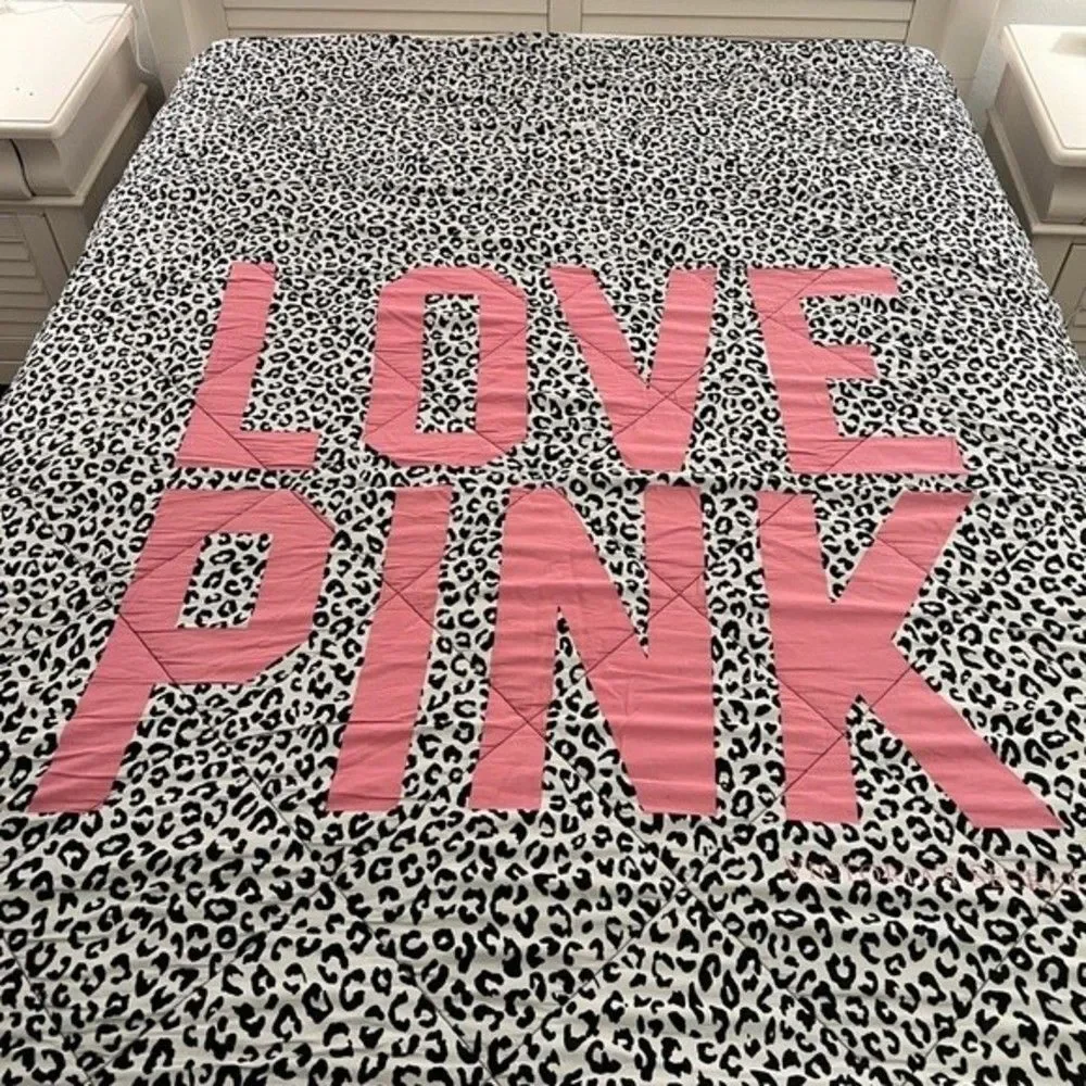 Victoria Secret Pink Leopard Comforter